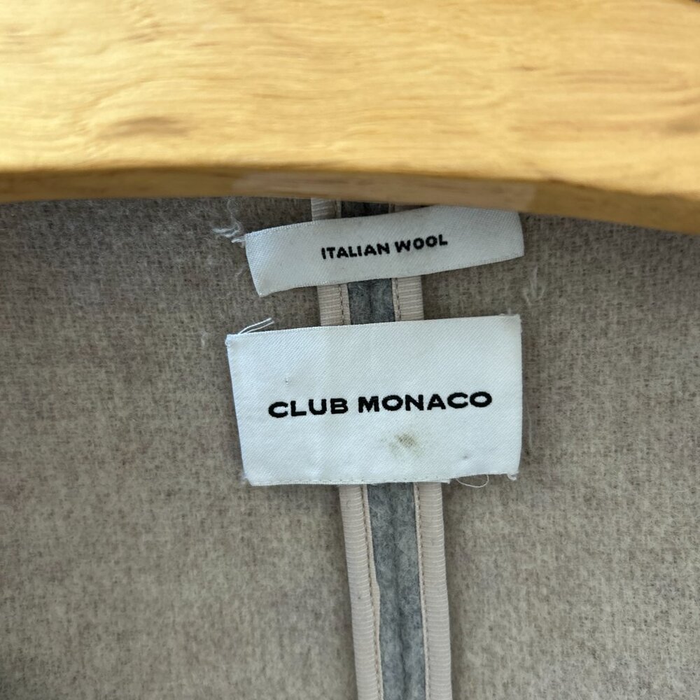Club Monaco Wool wrap coat - Picture 2 of 10